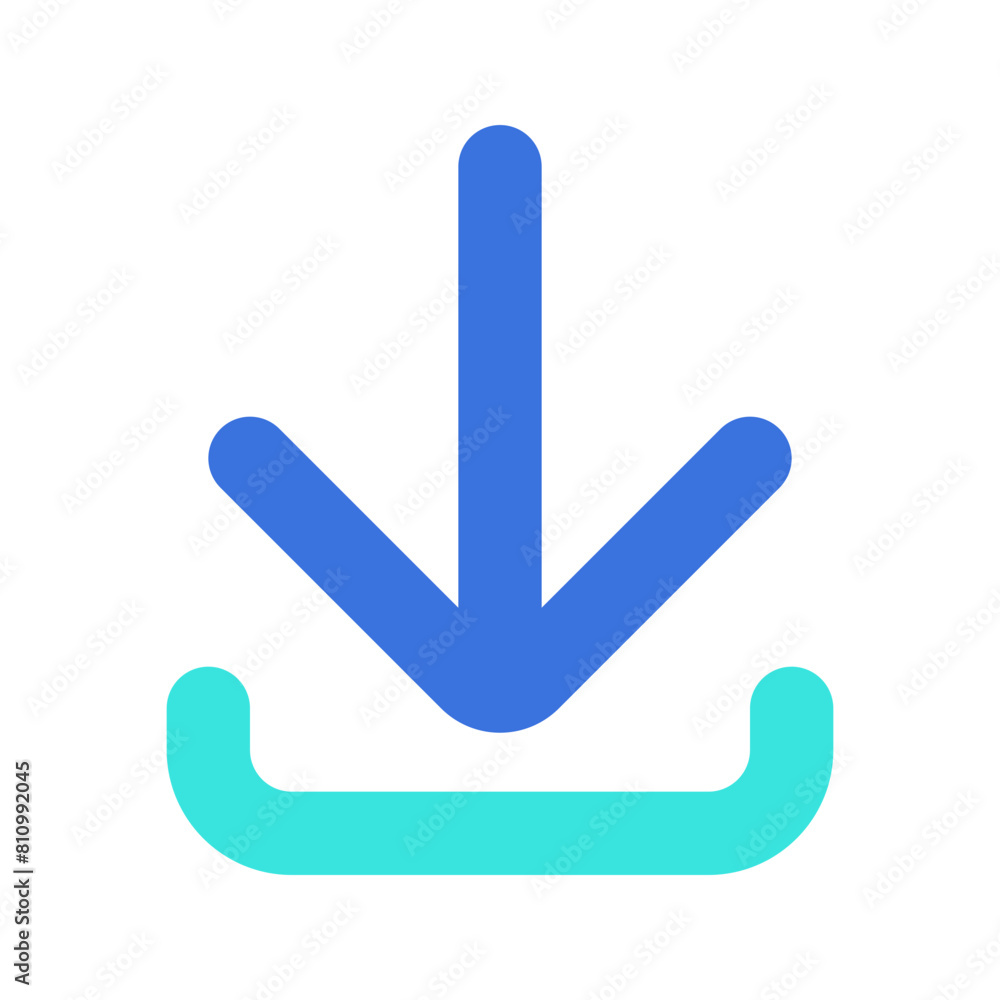 Editable vector download arrow icon. Part of a big icon set family. Perfect for web and app interfaces, presentations, infographics, etc Editable vector download arrow icon. Part of a big icon set family. Perfect for web and app interfaces, presentations, infographics, etc