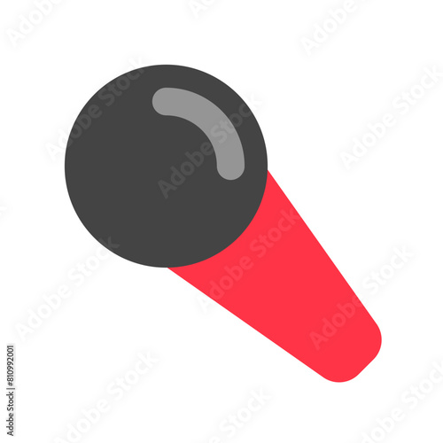 Editable vector microphone karaoke icon. Black, transparent white background. Part of a big icon set family. Perfect for web and app interfaces, presentations, infographics, etc