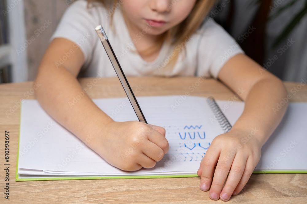 child preschooler writes elements in copybooks, enhance fine motor skills early writing practices, supporting children in developing writing skills at home, Learning Readiness, Childhood Education child preschooler writes elements in copybooks, enhance fine motor skills early writing practices, supporting children in developing writing skills at home, Learning Readiness, Childhood Education