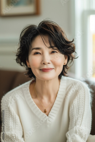 중년 여성 뷰티 모델