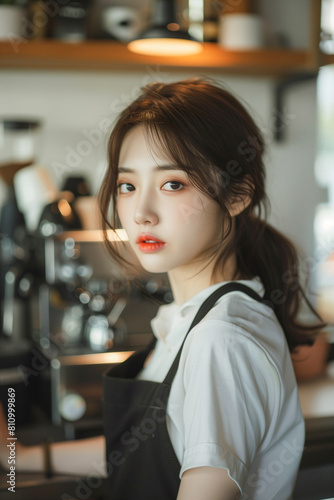 카페 바리스타 모델