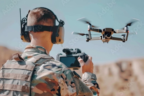 Military Drone Operator - Ground Control - Surveillance, Defense Technology, Tactical Operations