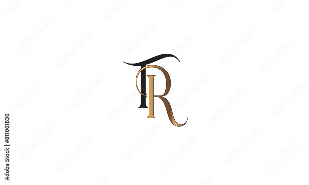TR, RT, R, T Abstract Letters Logo Monogram TR, RT, R, T Abstract Letters Logo Monogram