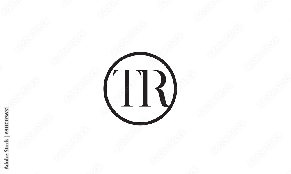 TR, RT, R, T Abstract Letters Logo Monogram TR, RT, R, T Abstract Letters Logo Monogram
