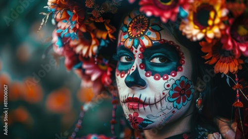 Embrace the mystical allure of Dia de los Muertos the enchanting Day of the Dead filled with intriguing Voodoo elements © AkuAku
