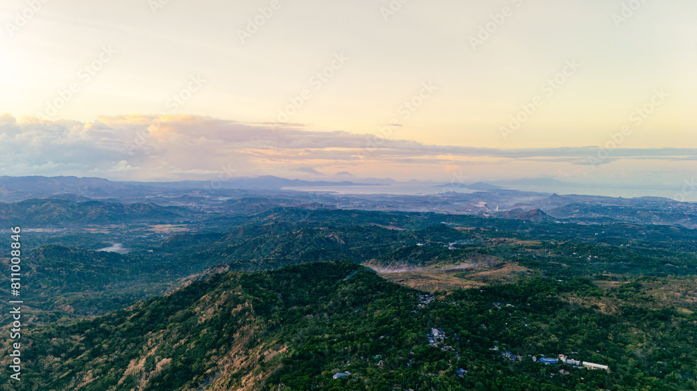Beautiful moriing sky mountain landscape view Beautiful moriing sky mountain landscape view