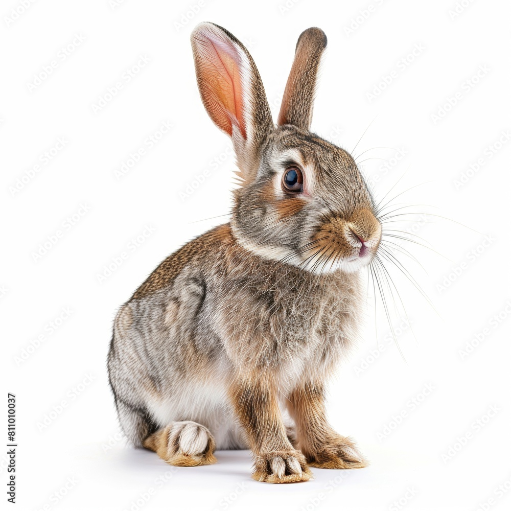 Image of rabbit isolated on white background. Image of rabbit isolated on white background.