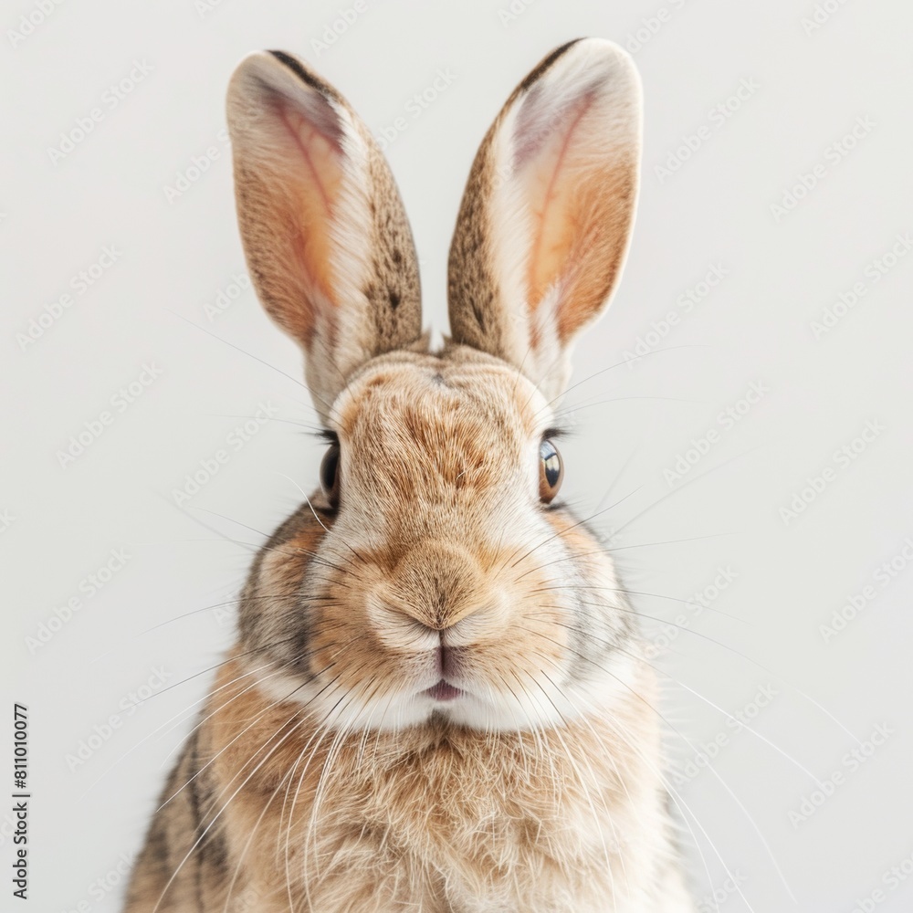 Fototapeta premium Image of rabbit isolated on white background.