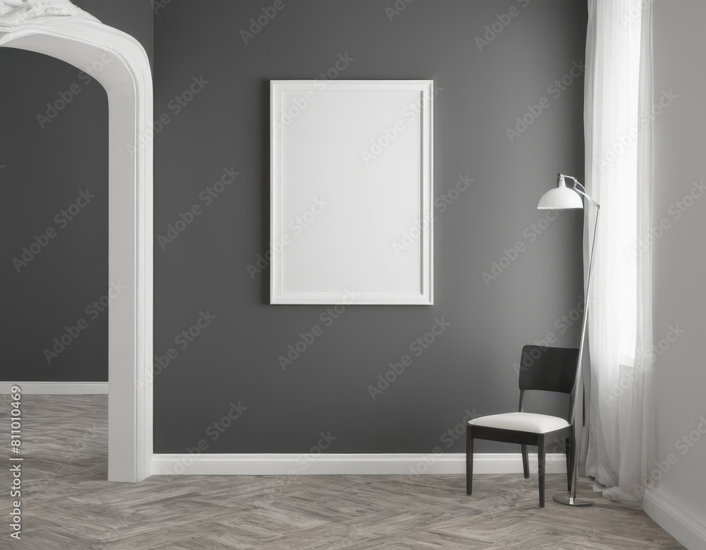 Minimalist Mockup Frame in a Stylish Apartment, Mockup Frame, Interior mockup with house background Minimalist Mockup Frame in a Stylish Apartment, Mockup Frame, Interior mockup with house background