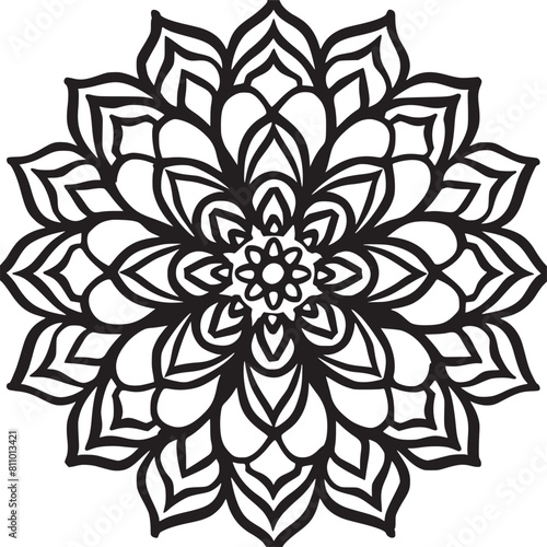 Mandala ornament illustration