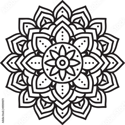 Mandala ornament illustration