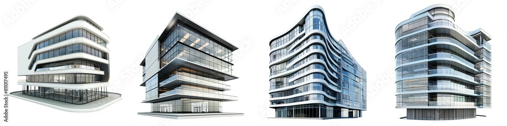 Set of Skyscraper building without background, PNG Set of Skyscraper building without background, PNG