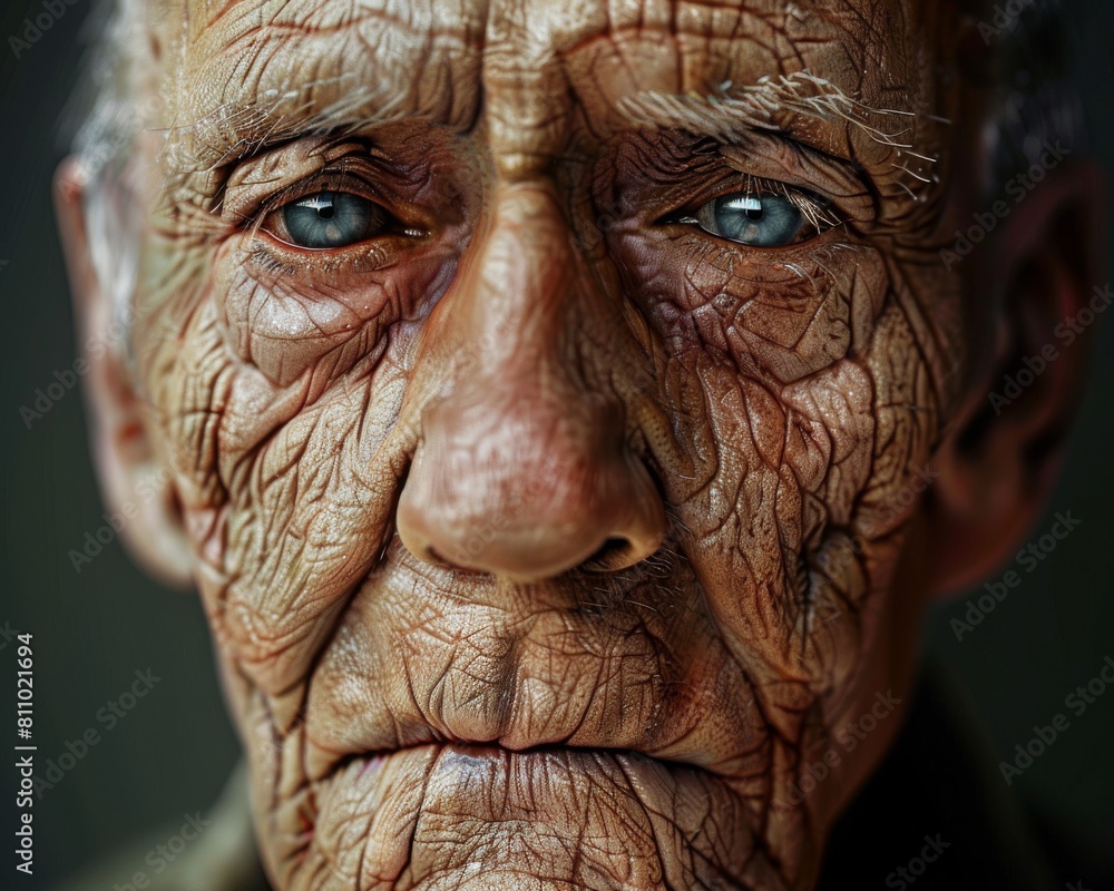 A weathered face lined with years of hard work, staring resolutely ahead , super realistic A weathered face lined with years of hard work, staring resolutely ahead , super realistic