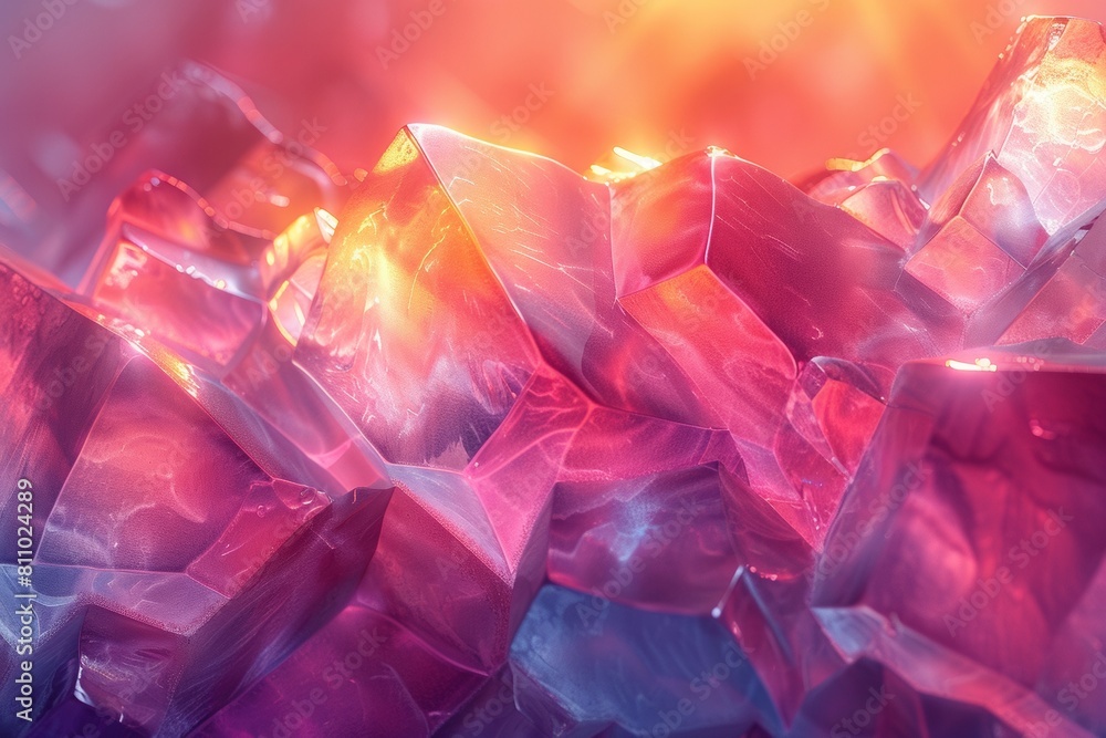 Material science abstract tamplate for presentation, crystal lattice and cells, AI generated Material science abstract tamplate for presentation, crystal lattice and cells, AI generated