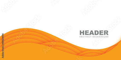 Abstract yellow and white wave background