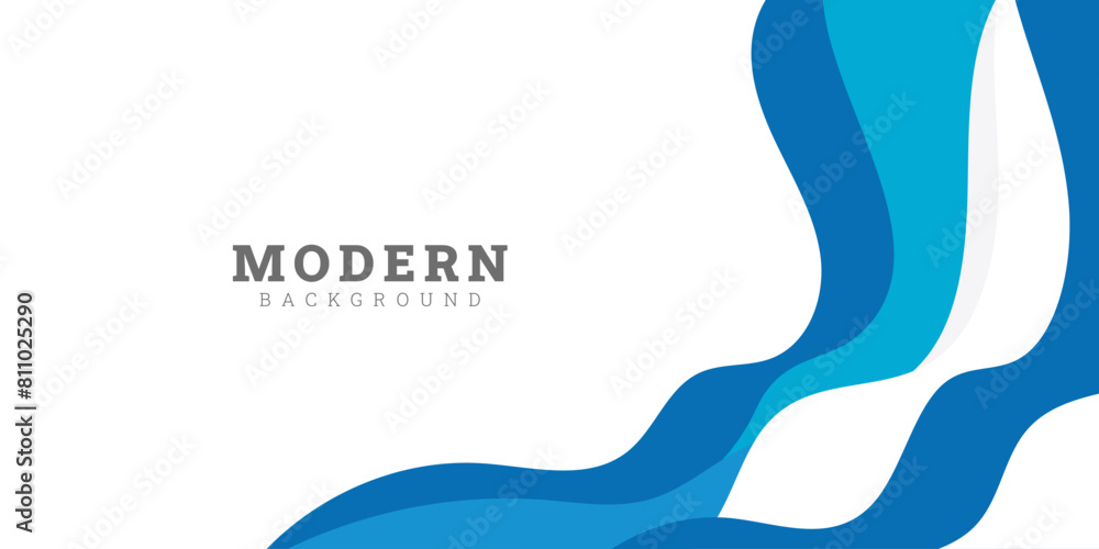 Abstract blue and white fluid wave background Abstract blue and white fluid wave background