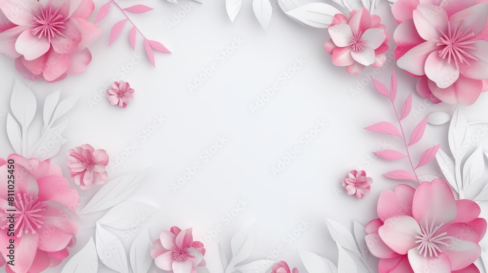Clean background with flower design. Decorative greeting card, background for invitations, birthdays or weddings. Clean background with flower design. Decorative greeting card, background for invitations, birthdays or weddings.