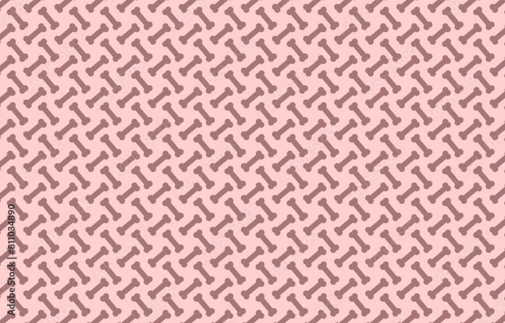 Fototapeta premium Seamless pattern with bones.Dogs food repeat pattern.Graphic vector background.