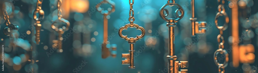 keys floating in midair, each unlocking new realms of knowledge and understanding for seminar participants keys floating in midair, each unlocking new realms of knowledge and understanding for seminar participants