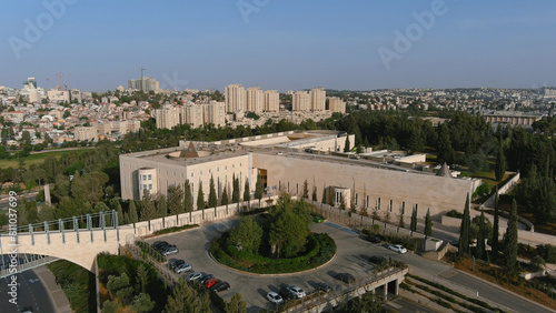 Aerial view over Israel Supreme Court, Jerusalem
Drone view from Jerusalem city, may 2022
