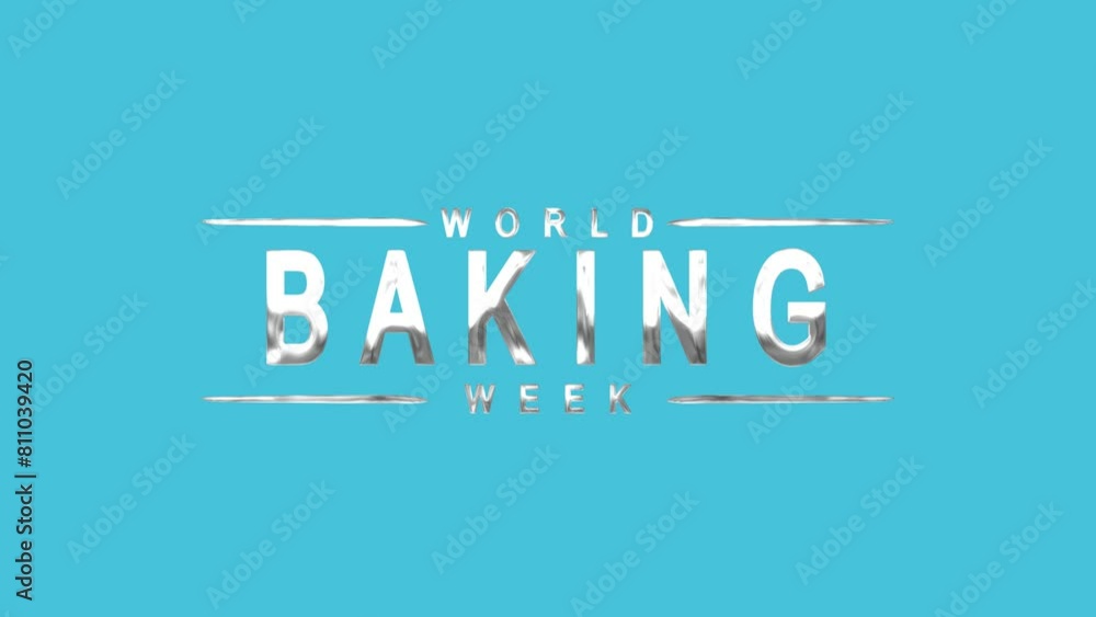 World Baking Day Text Animation. Great for World Baking Day Celebrations, for banner, social media feed wallpaper stories. World Baking Day Text Animation. Great for World Baking Day Celebrations, for banner, social media feed wallpaper stories.