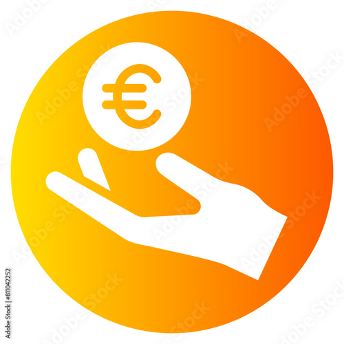 donation gradient icon