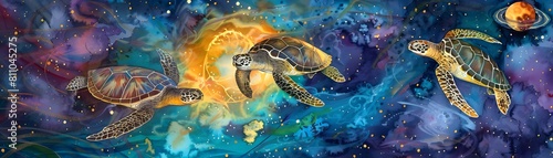Cosmic Seascape Galactic Wi...