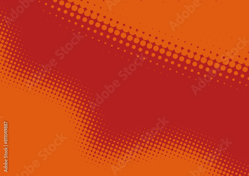 Wallpaper Mural Pop art red and orange retro comic background, vector eps10 Torontodigital.ca