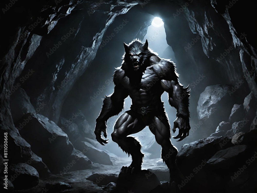ancient monster with dark background ancient monster with dark background