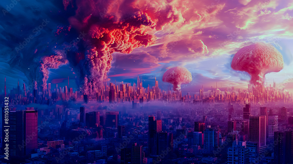 Nuclear fungus in a big city. Nuclear fungus in a big city.