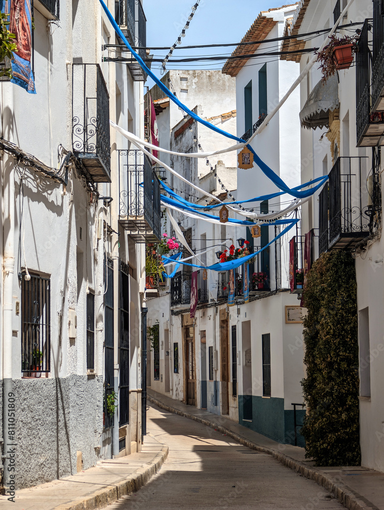 Obraz premium Benissa (Spanien) Costa Blanca, historische Altstadt