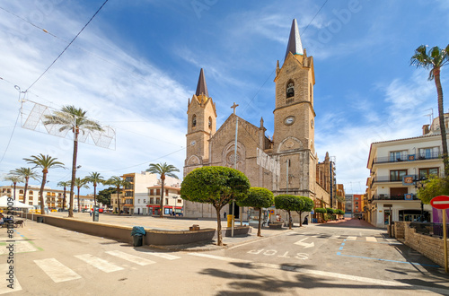 Benissa (Spanien) Costa Blanca, historische Altstadt, Kathedrale Parròquia Puríssima Xiqueta i Sant Pere Apòstol photo