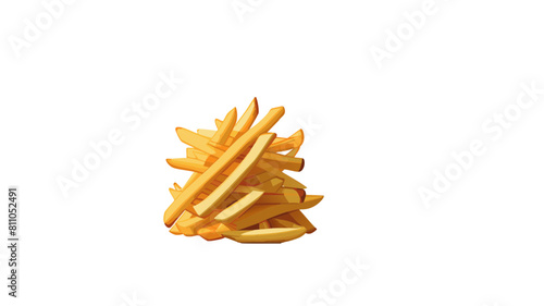 Gestapelte Pommes Frittes