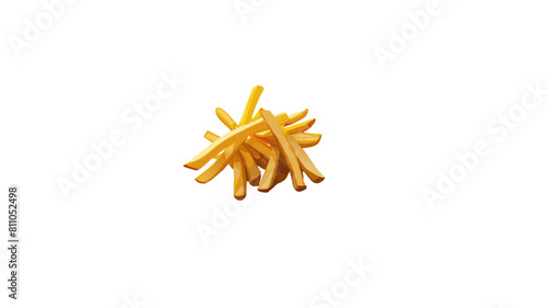 Gestapelte Pommes Frittes