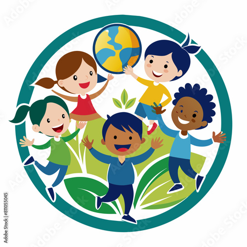logo-children-play-together