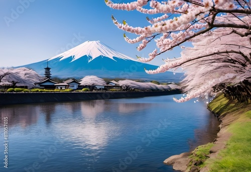 Sakura Symphony  Capturing the Beauty of Mt. Fuji in Spring