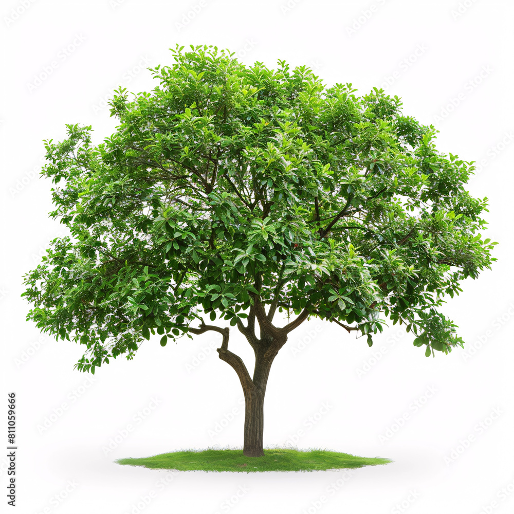 Obraz premium big tree on white