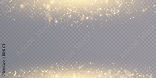 Bright Christmas glitter background design. Bokeh light effect of an explosion of flickering particles. Bright light dust png vector	
