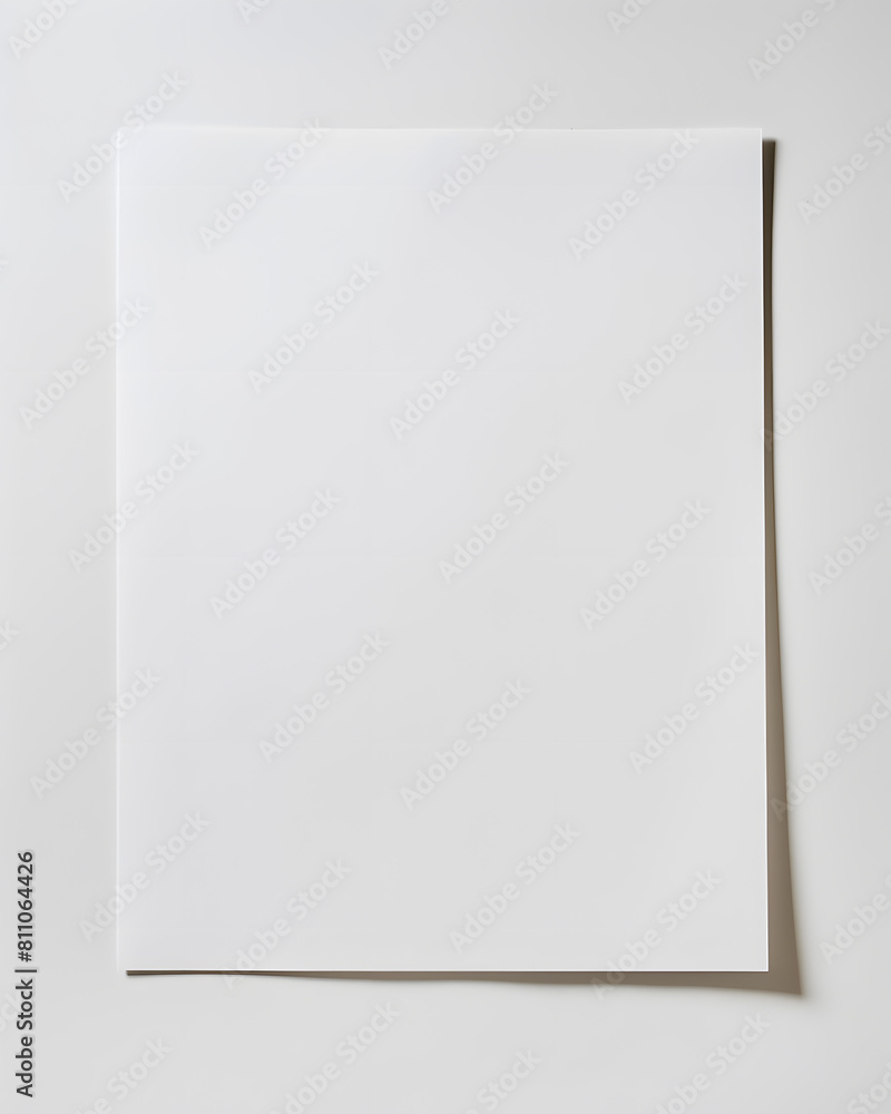 Sheet of paper or a4 paper isolated on white background Sheet of paper or a4 paper isolated on white background