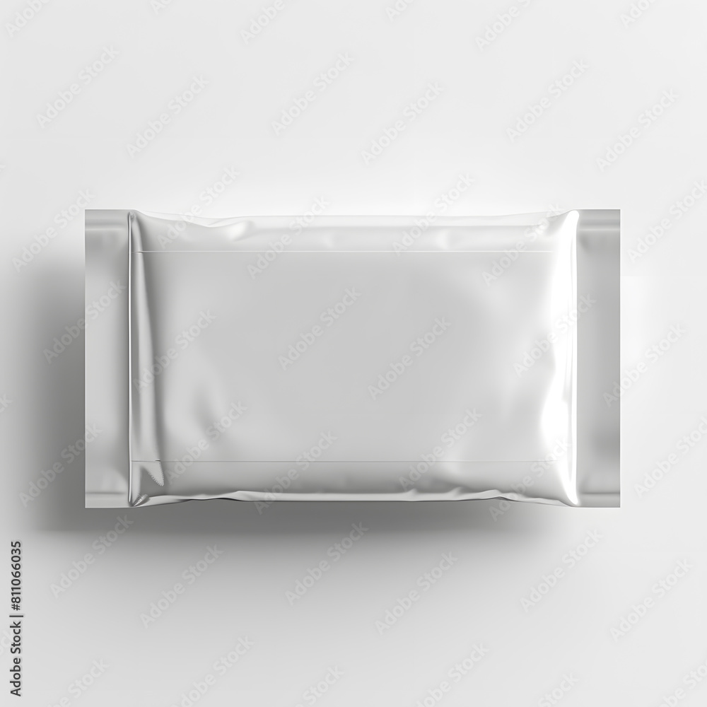 Blank snack bar mockup isolated on white background Blank snack bar mockup isolated on white background