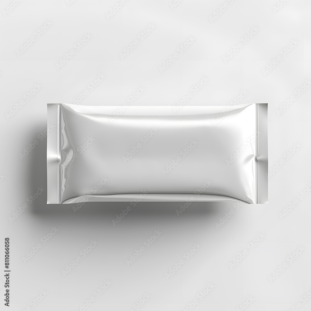 Blank snack bar mockup isolated on white background Blank snack bar mockup isolated on white background
