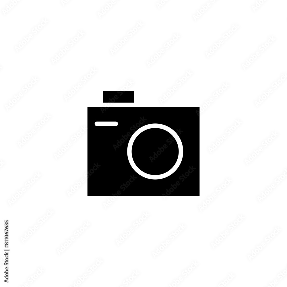 photo camera glyph icon photo camera glyph icon