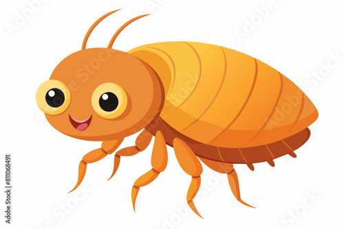  flea beetle cartoon vector illustration