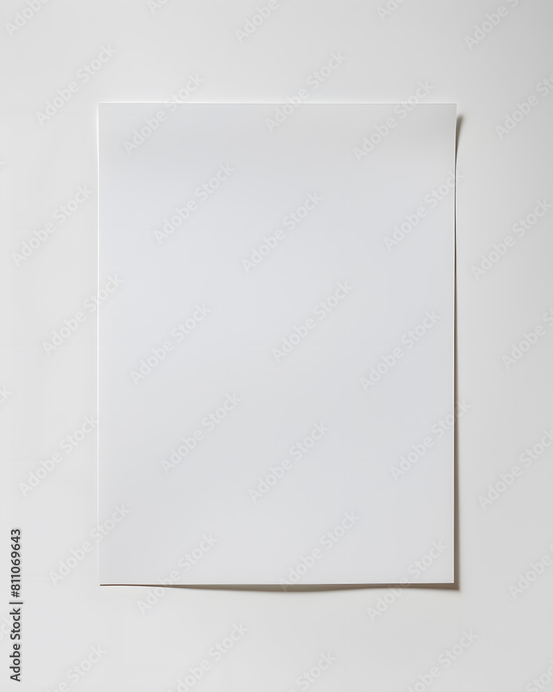 Sheet of paper or a4 paper isolated on white background Sheet of paper or a4 paper isolated on white background