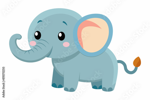 elephant cartoon vector illustration