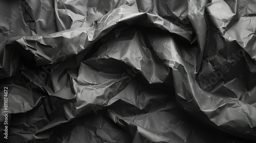  A monochrome picture of folded paper laid over more paper