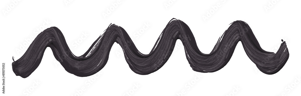 Shiny black brush watercolor painting isolated on transparent background. watercolor png Shiny black brush watercolor painting isolated on transparent background. watercolor png