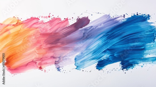Abstract watercolor brush strokes.