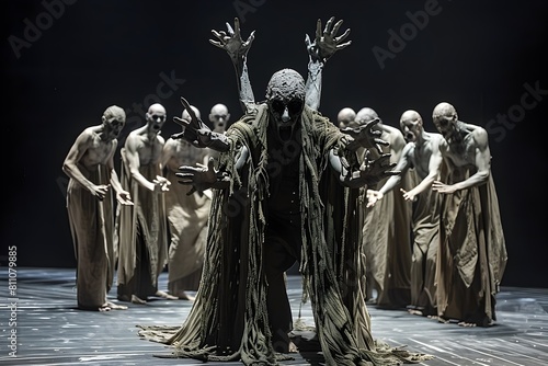 Monstrous Ensemble Director Commanding Obeisance and Harmony in a Mysterious Realm