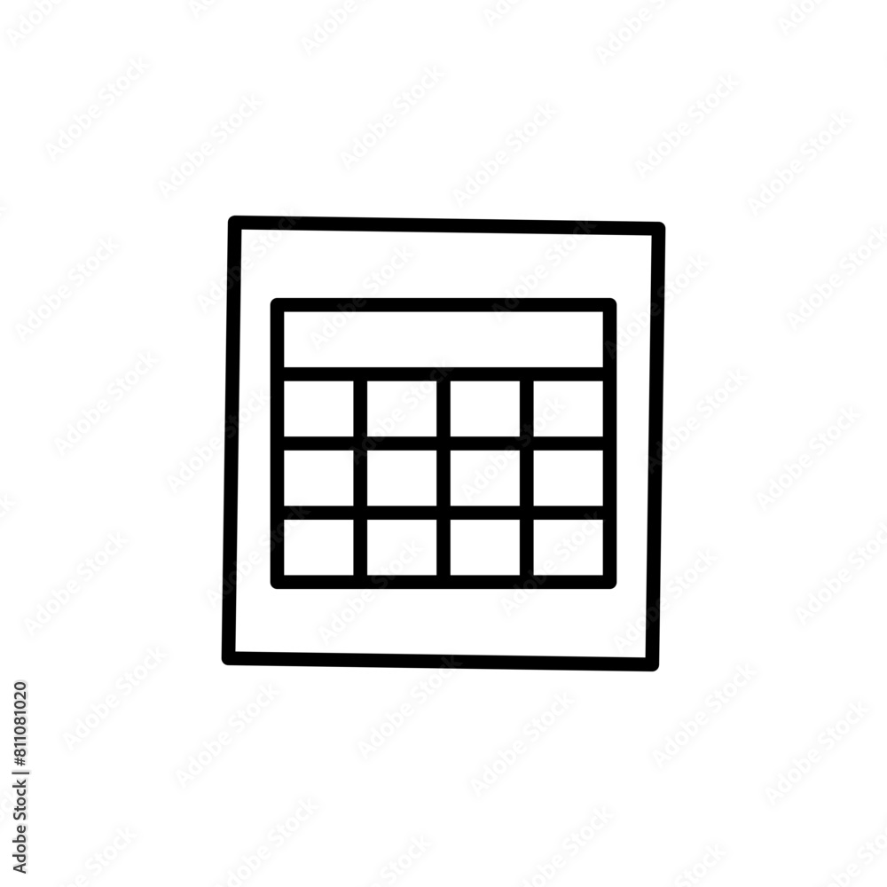table line icon table line icon